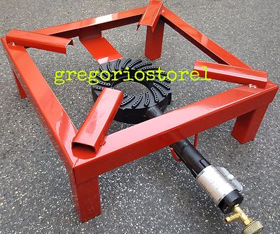 FORNELLONE PESANTE IN GHISA A GAS 30x30 CM BRUCIATORE IN GHISA