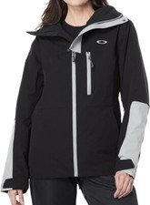 OAKLEY Women's CAMELLIA CORE Insulated Snow Jacket - Blackout - Size Large NWT