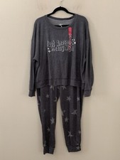 NWT Jenni Women's Sz XL Ultra Soft Long Sleeves Top  Jogger Printed Pajama Set