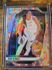2024 Panini WNBA Prizm Kiah Stokes WNBA Logo Prizm #122 Las Vegas Aces