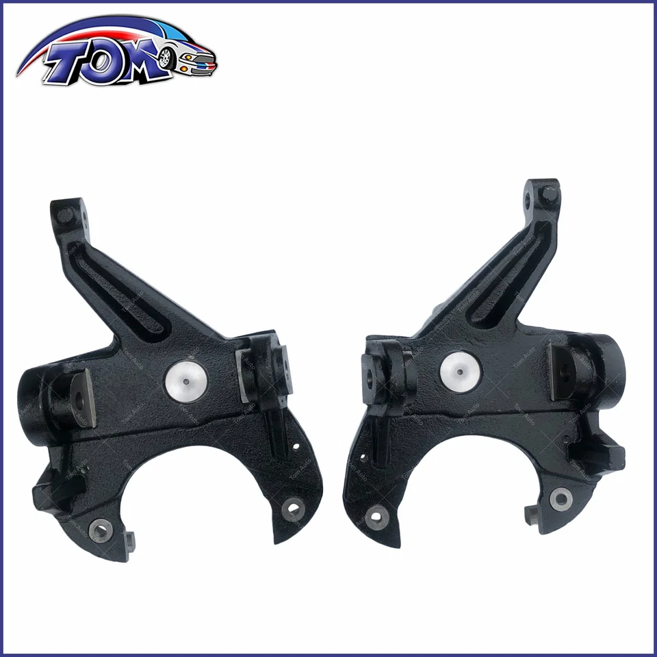 Husillos de caída delanteros de 2,5" suspensión inferior para camioneta C10 1971-1972 con frenos de disco Foto 3 de 4