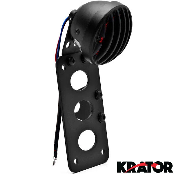 Realocador de placa preta para Honda VT Shadow Ace Classic 500 700 750 1100 - Imagem 2 de 4