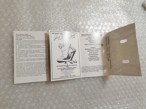Hollywood Poker - Players - ZX Spectrum (Tested βοΈ) π© - Afbeelding 6 van 10