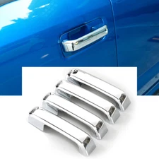 4pcs Exterior Door Handle Decoration Cover Trim Bezel For Ford F150 2015+ Chrome