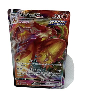 Pokemon Card Blaziken VMAX 021/198 Full Art Ultra Rare Chilling
