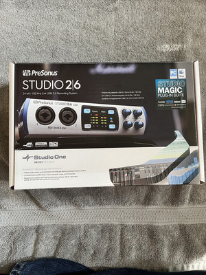 PreSonus Studio 2/6 Package w/ 2 Retro Microphones