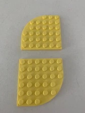 LEGO Parts 6003 (2pcs) Plate, Round Corner 6 x 6 Choose Color