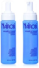 Nairobi Wrap It Shine Foaming Lotion 16 Oz Fast Drying Non Flaking Hair Care