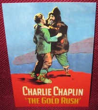 2009 BREYGENT CLASSIC MOVIE POSTERS TRADING CARD #65 GOLD RUSH CHARLIE CHAPLIN