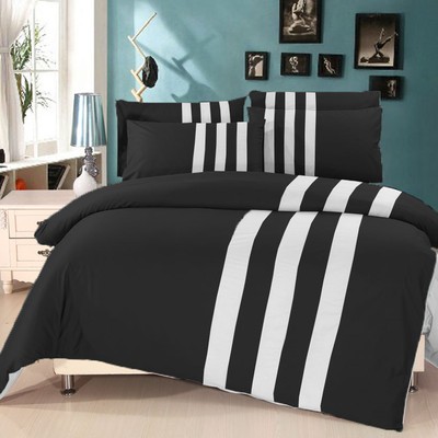 Patchwork Reversible 1pc Duvet Cover 1000 TC Egyptian Cotton Twin Size all Color