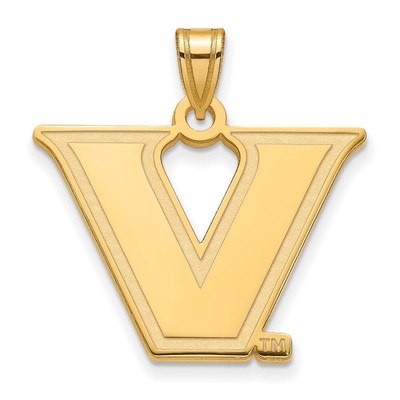 Sterlingsilber mit Vergoldung LogoArt Vanderbilt Universität LG Anhänger GP002VAU