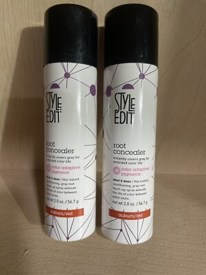 Style Edit  Red  Root Concealer - Instantly Covers Grey Hair, 2 Pack X