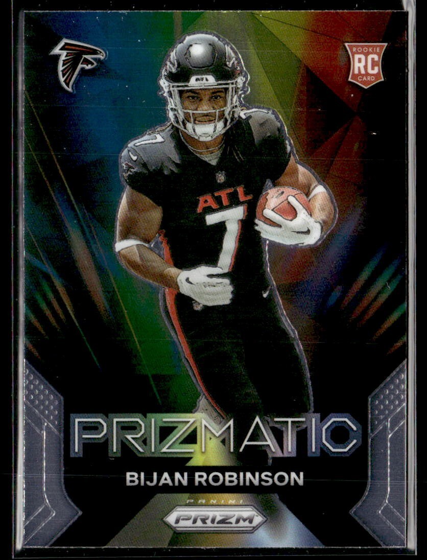 2023 Panini Prizm Bijan Robinson Prizmatic RC #19 Atlanta Falcons
