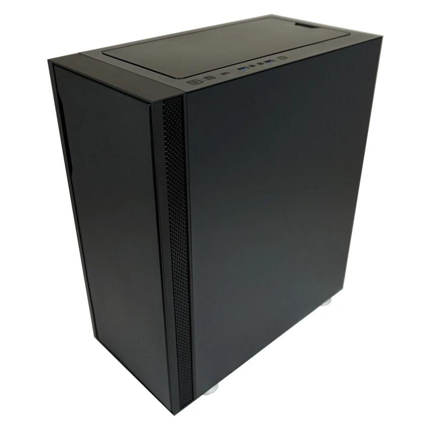 PC-Gehäuse Silent LC-Power Gaming 8000B Mid Tower Case Schwarz schallisoliert - Bild 3 von 4