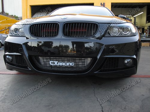 CXRacing FMIC Intercooler Kit Piping Shroud For 2011+ BMW E90 E91 E92 N55 Black - Bild 1 von 1