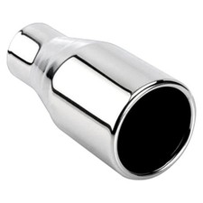 Exhaust Tip Hi-polished Series Stainless Steel Round Rolled Edge Straight Cut Exhaust Tip Hi-polished Series Stainless Steel Round Rolled Edge Straight Cut