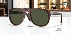 PERSOL PO0649 24 31 Havana Green 52 mm Men's Sunglasses