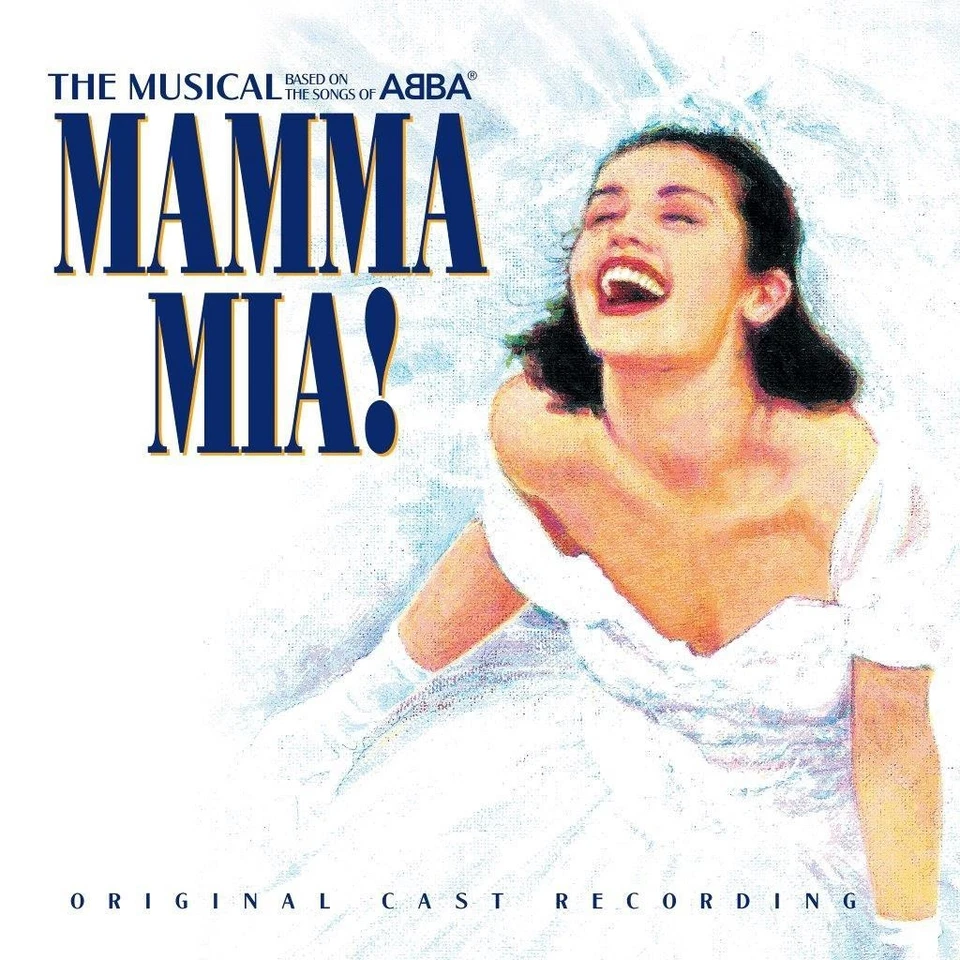 Mamma Mia - Original Cast Recording - V/A 2x White / Blue Vinyl LP (New) - Image 2 of 2