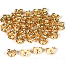 40 Gold Filled Friction Earring Backs