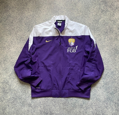 Vintage Al Ain Nike Trainingsjacke Training Fußball Soccer Lila Größe...