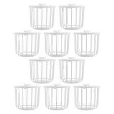 10 Pcs Bird Breeding Nest Plastic Parrot Nesting Box Cage Supplies