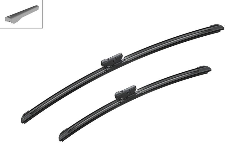 Balai d'essuie-glace BOSCH 3 397 014 081 plat pour FORD 1870825