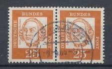793480) Bund waagerechtes Paar Nr.353y gestempelt bed. Dt.