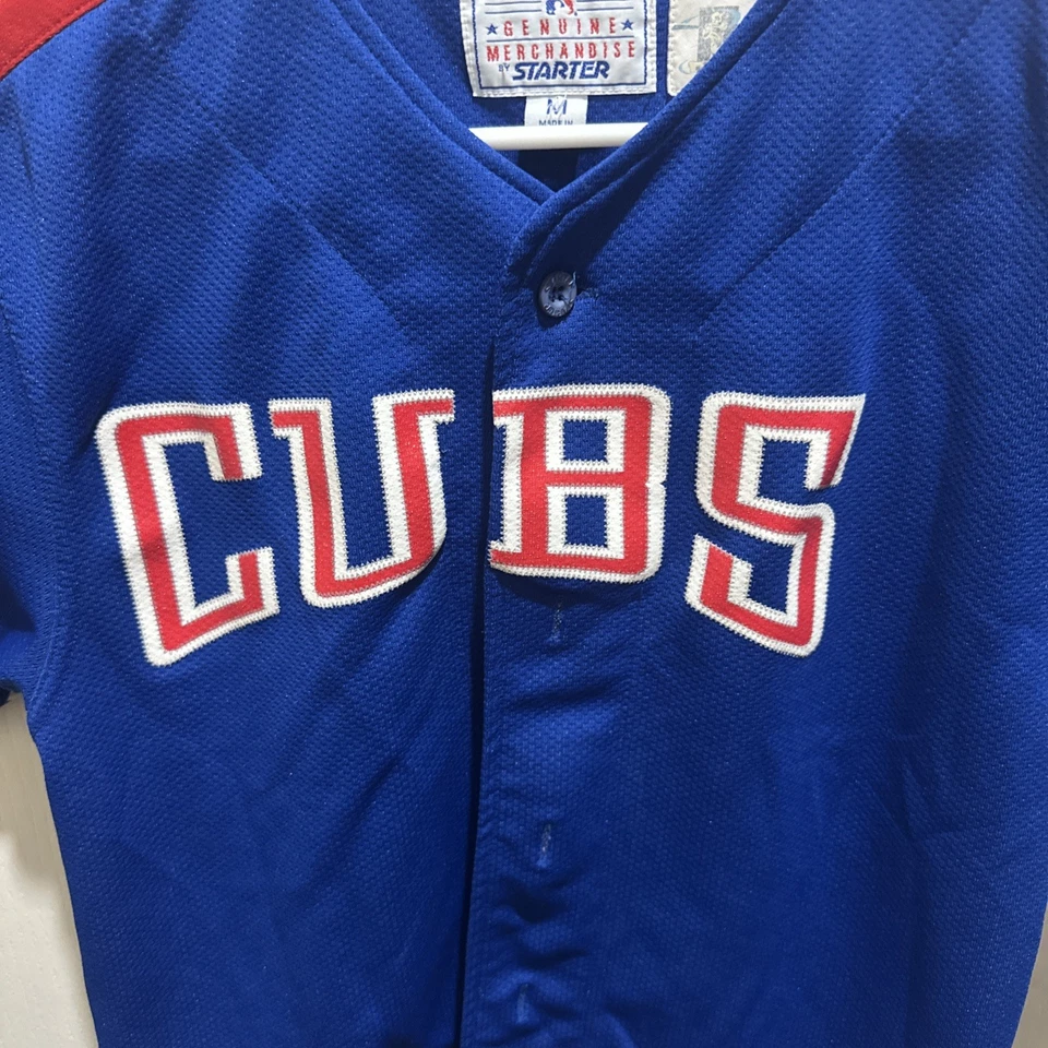 Camiseta de béisbol Sammy Sosa mercancía genuina para principiantes de los Chicago Cubs MLB talla M Foto 4 de 4