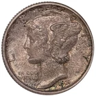 1931-S Mercury Dime (Sleeper) - ANACS MS 63 FSB - Full Split Bands