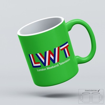 LWT Retro London Wochenende TV Fernsehen Meme Becher Tasse Tee Kaffee alle Farben