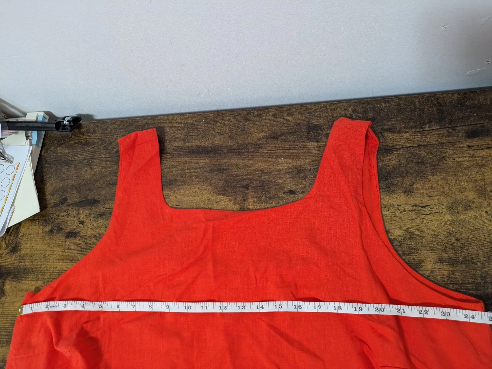 Mini abito Kate Spade x Target rosso orlo smerlato XXL spiaggia preppy coquette