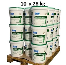 10 x 28kg KNAUF Super Finish Sheetrock Fertigspachtel Spachtelmasse