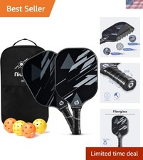 Pickleball Paddles Set of 2/4, USAPA Approved Lightweight Pickleball Rackets,...