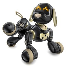 Ruko 18011 Robot Dog Toy, Smart 8.86 x x 9.84 inches, Black & Gold 