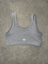 Alo Wellness Bra - Athletic Heather Grey - L