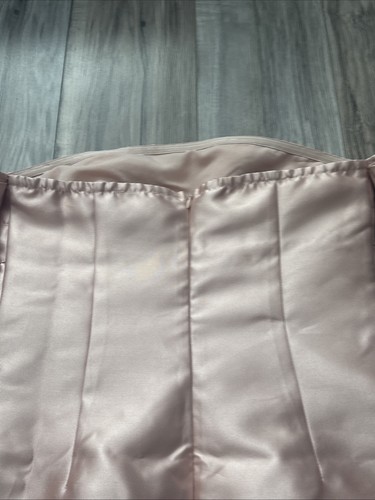 WARHOUSE Bardot MIDI Dress Side Split Prom Wedding BNWT SIZE 10 Nude/pink - Picture 13 of 16