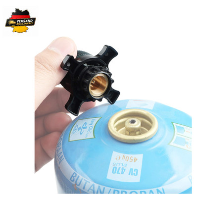Jeebel Ventilkartuschenadapter für Campingaz Easy-Clic CV 7 16 Schraub