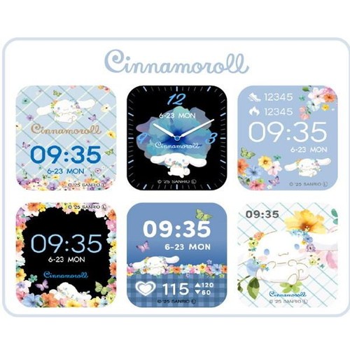 GREEN HOUSE Smart Watch Sanrio Characters Cinnamoroll GH-SMWL-CN 4511677139437 - 第 5/5 張圖片