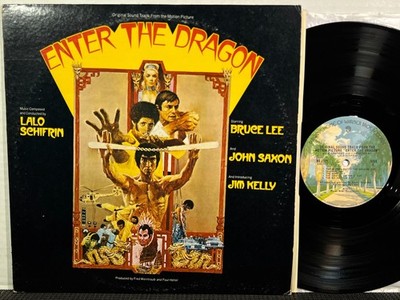 LALO SCHIFRIN Enter The Dragon OST LP WB STEREO 1973 BRUCE LEE Kung Fu Wing Chun