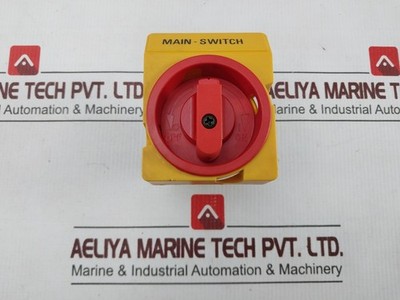 BACO PR12 Main-Switch 20A 600VAC AC3 4KW