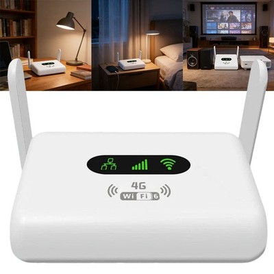 4G LTE WLAN Router 150Mbps im Download Wireless WiFi Router Abnehmbare Antennen