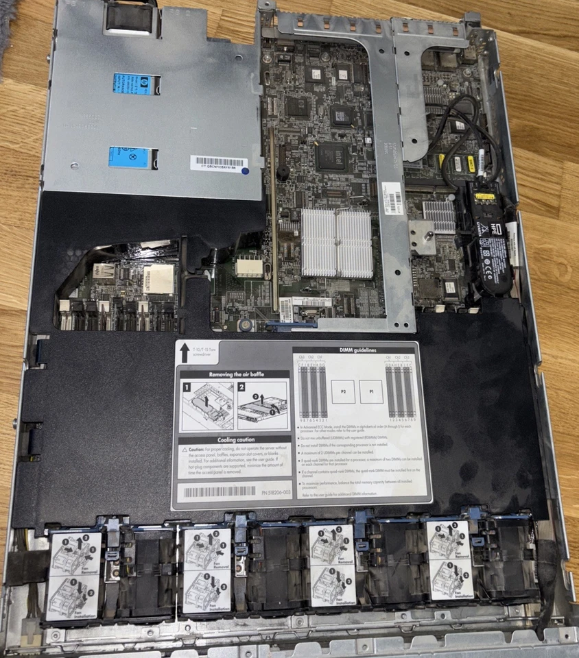 HP ProLiant DL360 G6 2x E5520 2.26GHz 44GB Ram 1,2TB HDD NC360T RAID P812 Server - Bild 3 von 4