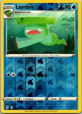 Lombre Uncommon SWSH07: Evolving Skies 033/203 NM Reverse
