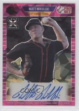 2021 Leaf Pro Set Metal 1989 Pink Crystals 3/10 Matt Mikulski #PA-MM6 Auto 10k8