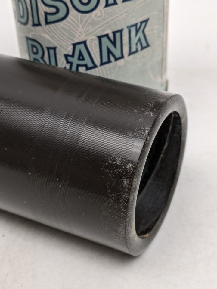 Antique Edison Blank Wax Cylinder Record w/ Box & Lid 2-Min Home ...