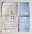 Creative Memories Custom Cutting System CIRCLES OVALS 7 pcs directions — photo 9