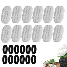 Cat Water Fountain Filters 12 12pcs , Replacement Filters for 3.2L/108oz 2L/ 67o