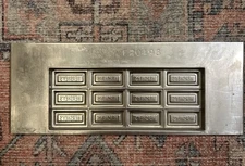 Vintage Hershey Chocolate Candy Bar Mold Aluminum Tilburg Holland F20496
