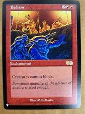 MTG 1x Bedlam The List - Urza's Saga # 175 Legacy Magic the Gathering Card x1 NM