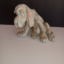 Basset Hound Sculpture. Made In USA. Signed By Artist Devit.